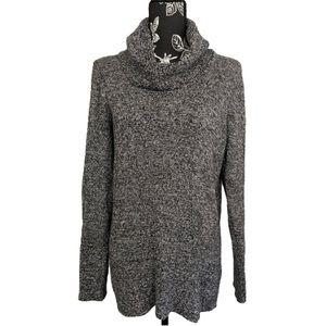 Calvin Klein Marled Cowl Neck Sweater Tunic Size M